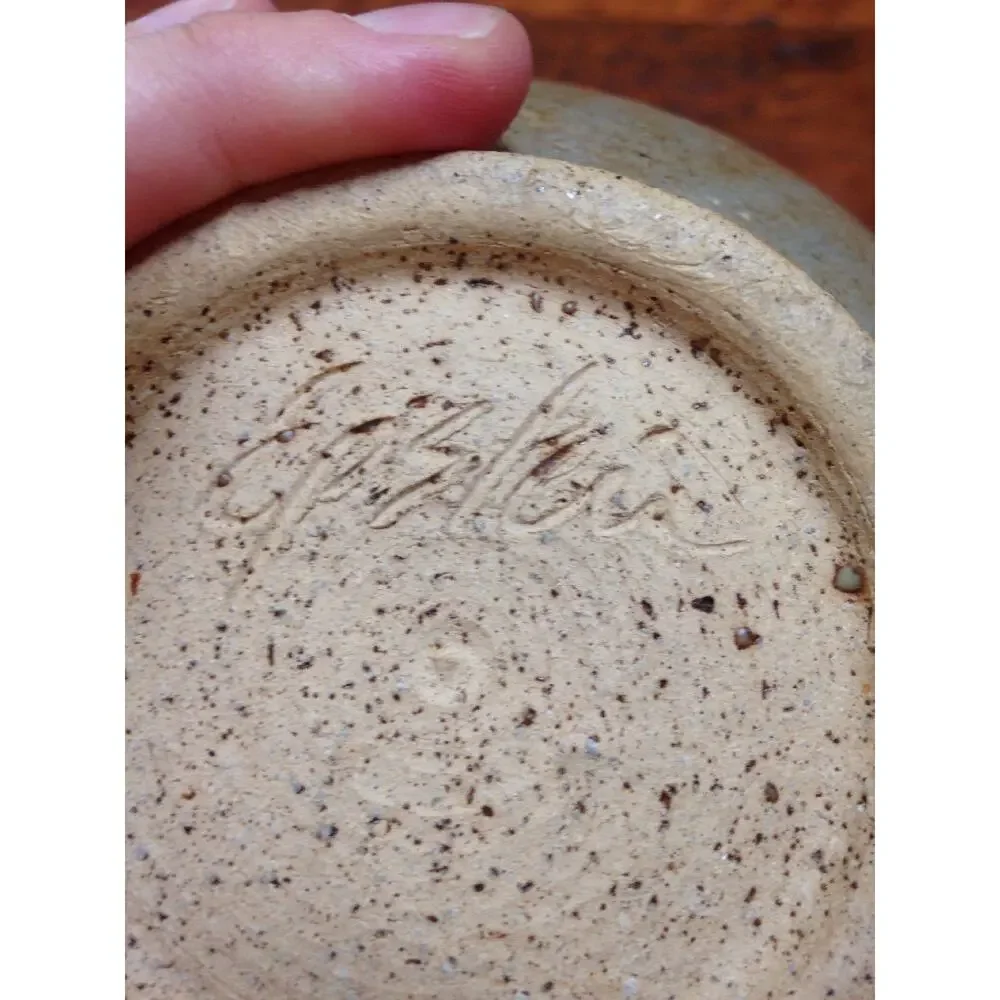 Japanese Asian Style Studio Art Pottery Stoneware Ceramic Vase Signed Epstein